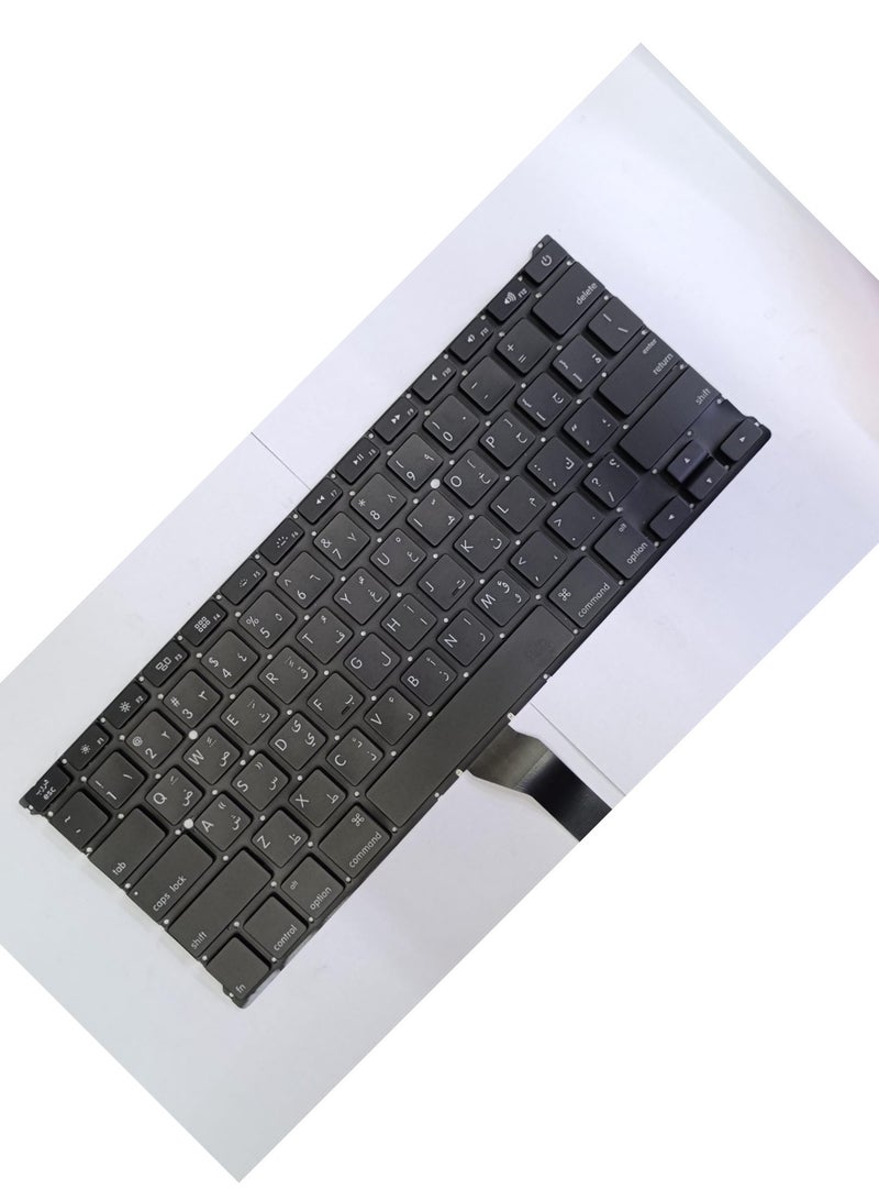CS A1466 Keyboard U/S ARABIC /ENGLISH Replacement for Apple MacBook Air 13" A1369 (2011) A1466 (2012-2015) MJVE2LL/A MD760LL/A MC965LL/A MD231LL/A MJVG2LL/A Series Laptop Keyboard - Image 3