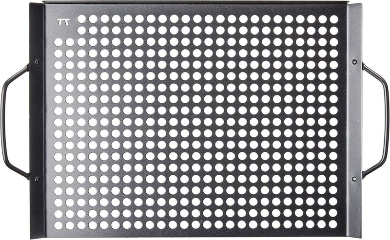 Outset QD81، شبكة شواء غير لاصقة مع مقابض، سوداء، 17" × 11" - Image 2
