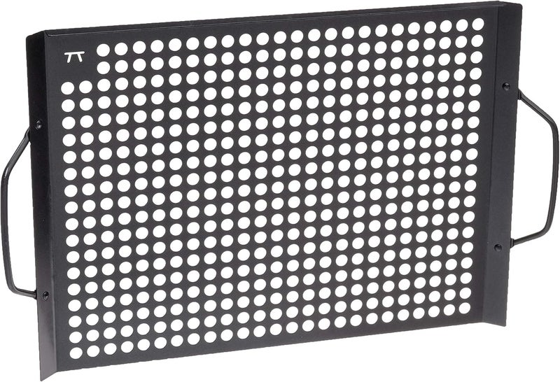 Outset QD81، شبكة شواء غير لاصقة مع مقابض، سوداء، 17" × 11" - Image 1