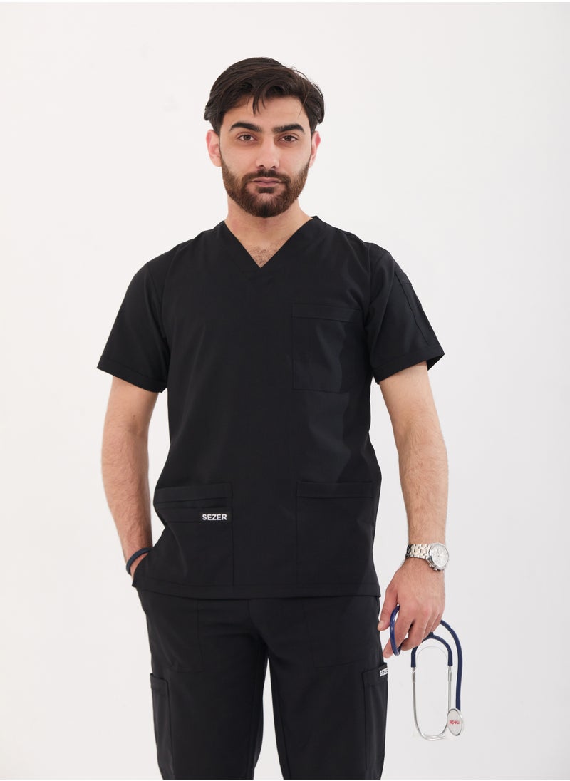 سيزر - سكرب سيزر الرجالي – القوة والراحة بتصميم قطن اسود  يناسبك طوال اليوم - Image 1