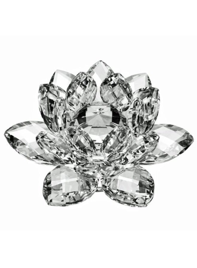 Amlong Crystal Amlong Crystal 3 Clear Crystal Lotus Flower With Gift Box  - Image 1