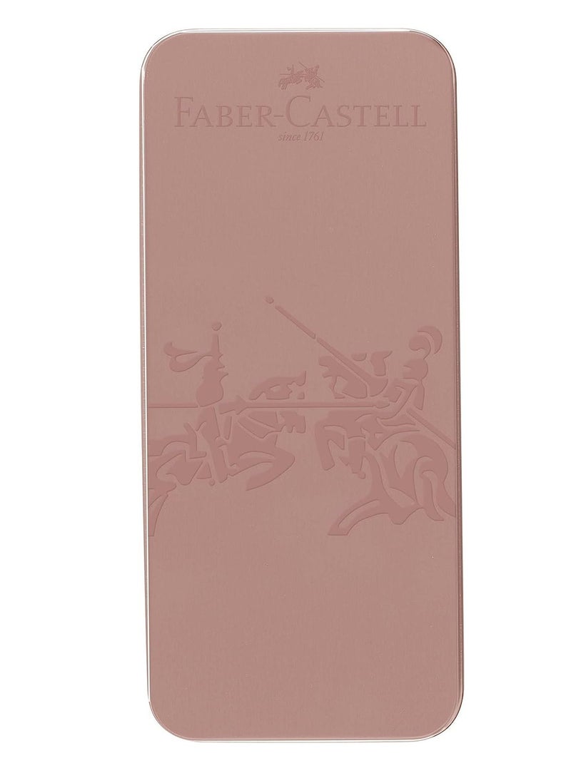 فابير كاستل فابر-كاستل مجموعة هيكسو: قلم حبر M وقلم حبر جاف برونزي، صنع في المانيا - Image 3