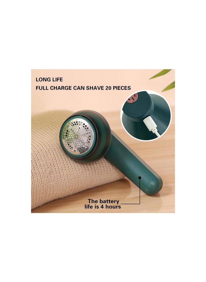 Generic - Electric Lint Remover, Fabric Shaver Fuzz Remover, Electric Lint Remover Rechargeable, Lint Remover for Clothes, Portable Lint Remover for Clothing Furniture Carpet Lint Balls Bobbles (White) - Image 1