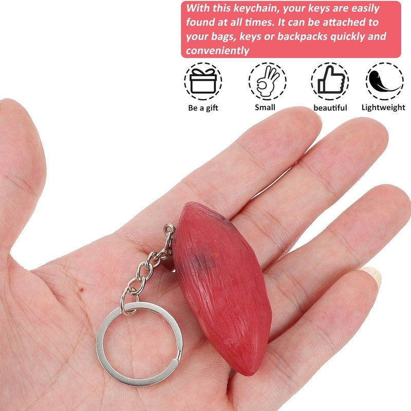 10pcs Pvc Sweet Potato Key Holder Bag Pendants Portable Decorative Key Rings for Backpack and Car Accessories Home Party Favors - Image 4