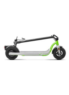 ARGENTO Evo E-Scooter With Turn Signals, Stylish Design With Powerful 350W Brushless Motor, Max Range 25Km, 10” Front And Rear Tyres,Integrated Led Display & 280W Battery, Max Load 100Kg-Green & Grey  - Image 2