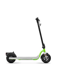 ARGENTO Evo E-Scooter With Turn Signals, Stylish Design With Powerful 350W Brushless Motor, Max Range 25Km, 10” Front And Rear Tyres,Integrated Led Display & 280W Battery, Max Load 100Kg-Green & Grey  - Image 1