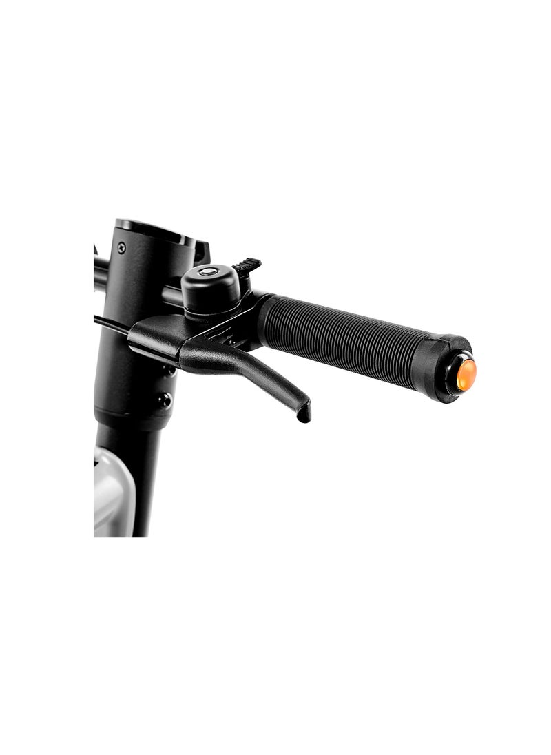 ARGENTO - Evo E-Scooter With Turn Signals, Stylish Design With Powerful 350W Brushless Motor, Max Range 25Km, 10” Front And Rear Tyres,Integrated Led Display & 280W Battery, Max Load 100Kg-Green & Grey - Image 1