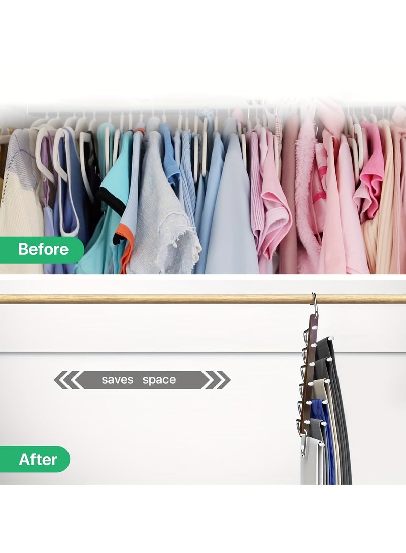 Rosewood Goose-Shaped Stainless Steel Pants Rack – Elegant and Durable - Image 5