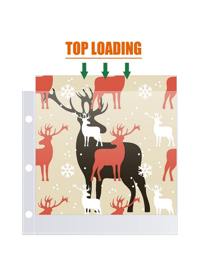 tutata - 12X12 Scrapbook Page Protectors 50 Pack Scrapbook Refill Pages Protective Sleeves Heavyweight Fit Scrapbook Binder And 12X12 Photo Album Refill Pages - Image 1