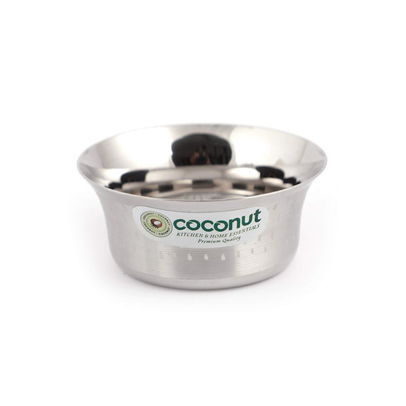 coconut Stainless Steel Shower Pari Bowl/Vati/Katori- C23 - Set of 6- Capacity Each Bowl 150ML - Image 2