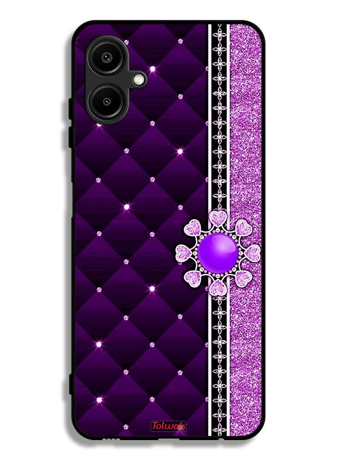 Tolwak غطاء حماية لSamsung Galaxy A06 4G مع قلوب لامعة - Image 1