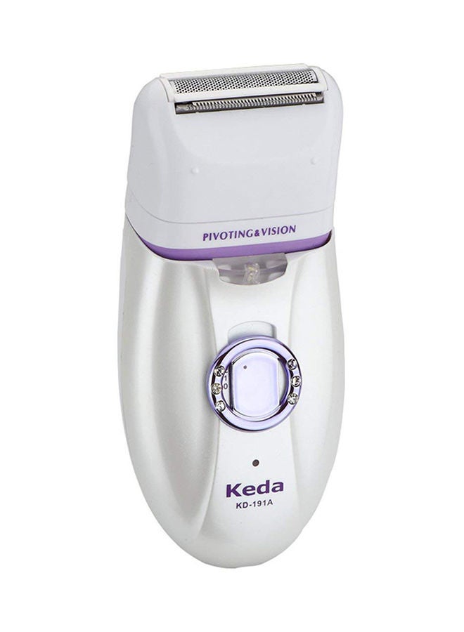 NIBEMINENT 2-in-1 Rechargeable Epilator Purple/White - Image 2
