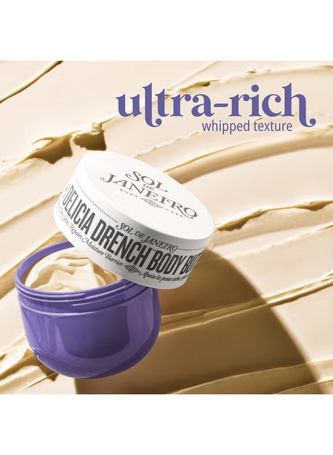 Sol de Janeiro Delícia Drench Body Butter 240mL – Deep Hydration, Skin Barrier Repair & Cheirosa 59 Fragrance - Image 2