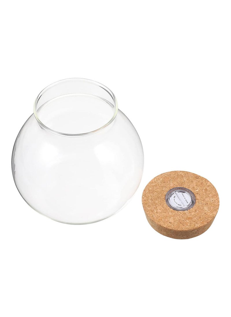Generic Aquarium Terrarium tank with light lid 16cm  - Image 3