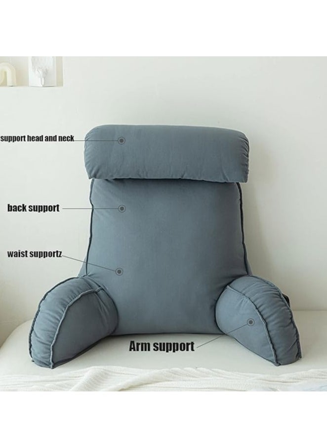 General - Chair pillow with armchair, reading pillow for bed, extra-large reading pillow with neck/arm support, memory foam, soft reading pillow - Image 1