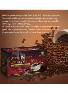 Wins Town Men Power Energy Coffee with Tongkat Ali Supports Male Health, Energy, and Performance  - Image 3
