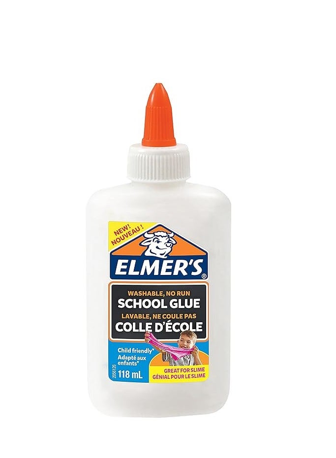 Elmers School Glue 118ml White - Image 1