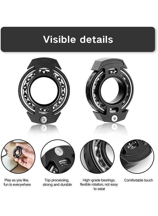 MVAQKLM  - Ring Fidget Spinner Fidget Toys for Adults Stress Relief Anti-Anxiety Soothing Tool Concentration and Focus Fidget ADD ADHD Depression Finger Rotation Ring EDC - Image 1