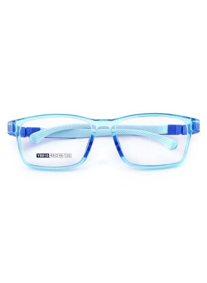 نيبمينينت Large Children's Glasses Boys And Girls 0- 4 Years Old Rectangular Silicone Elastic Middle School Student Sports Plain 