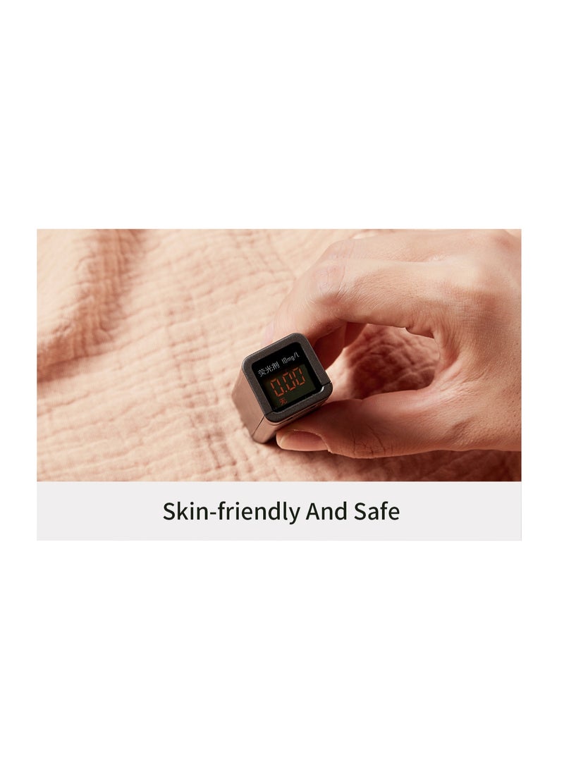 انسولار منشفة أطفال بقبعة من قطن عضوي، ماصة وسريعة الجفاف بعد الاستحمام والسباحة، بلش - مقاس واحد (وردي) - Image 3