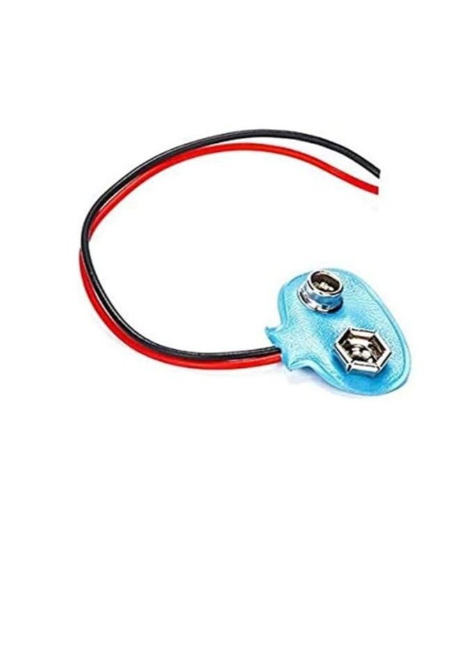 Generic 9V Clip on Battery Type Snap Connector with Wire Pack of 10 pcs  - Image 2