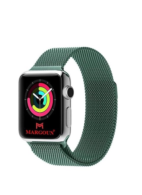Band mesh Metal loop Replacement Strap, Magnetic Clasp Compatible with ultra smart Watch  Steel Metal Replacement Strap, one size and Compatible with apple smart watches