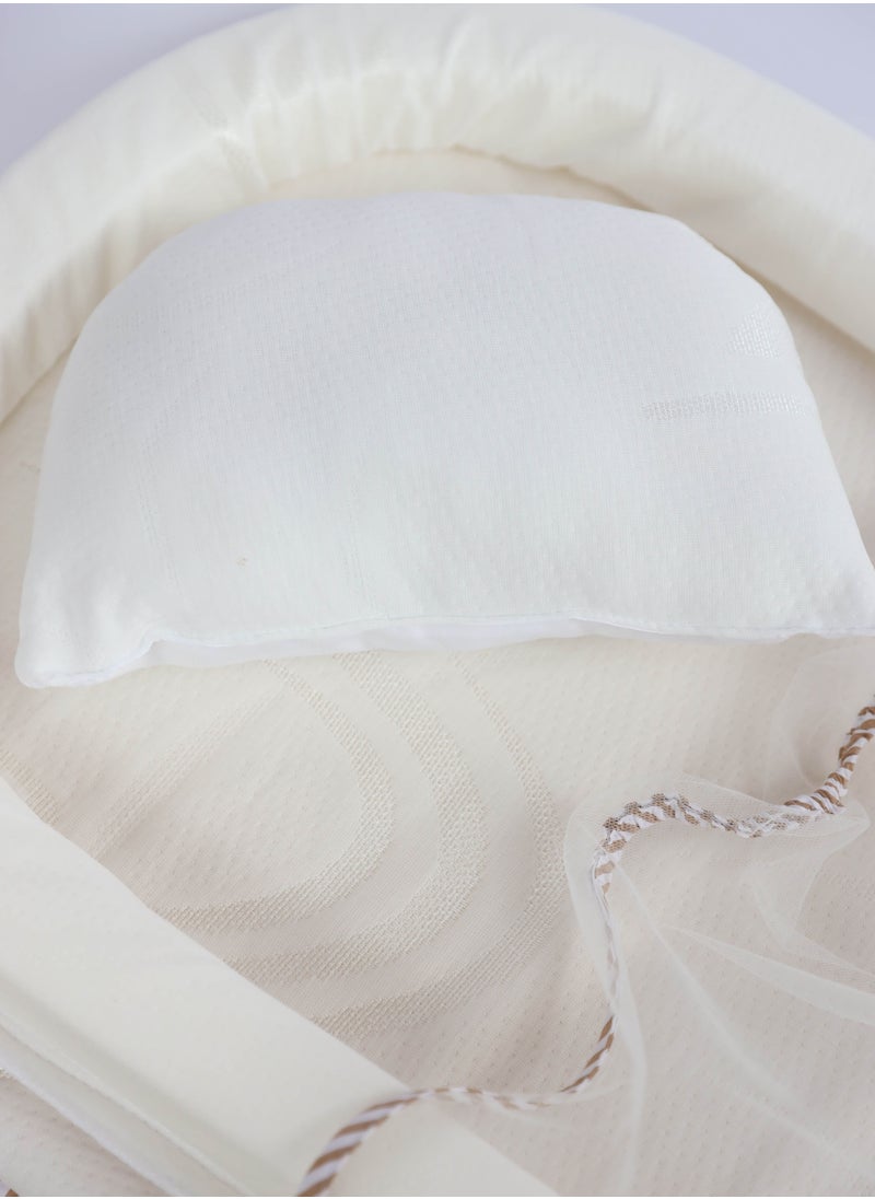 FUN MOMENT - Sponge Mosquito Net Mattress for Newborns - Image 1