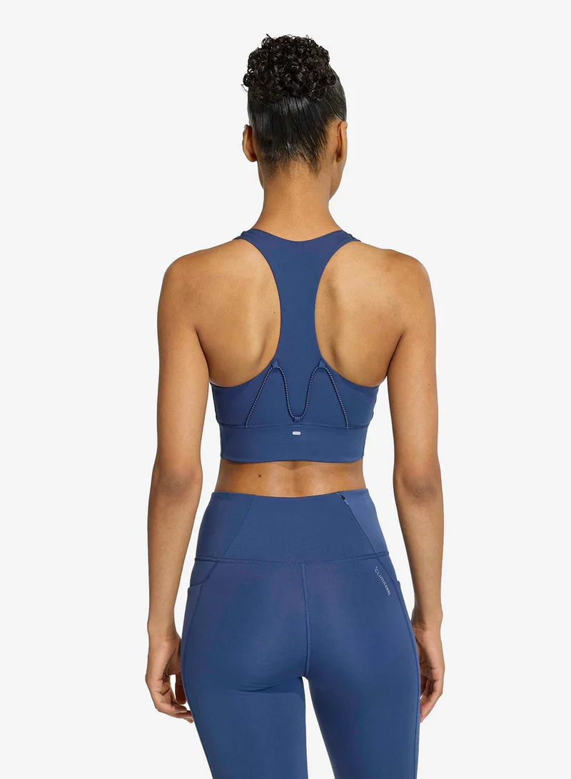 اديداس حمالة صدر رياضية متوسطة الدعم مع جيب من أدي