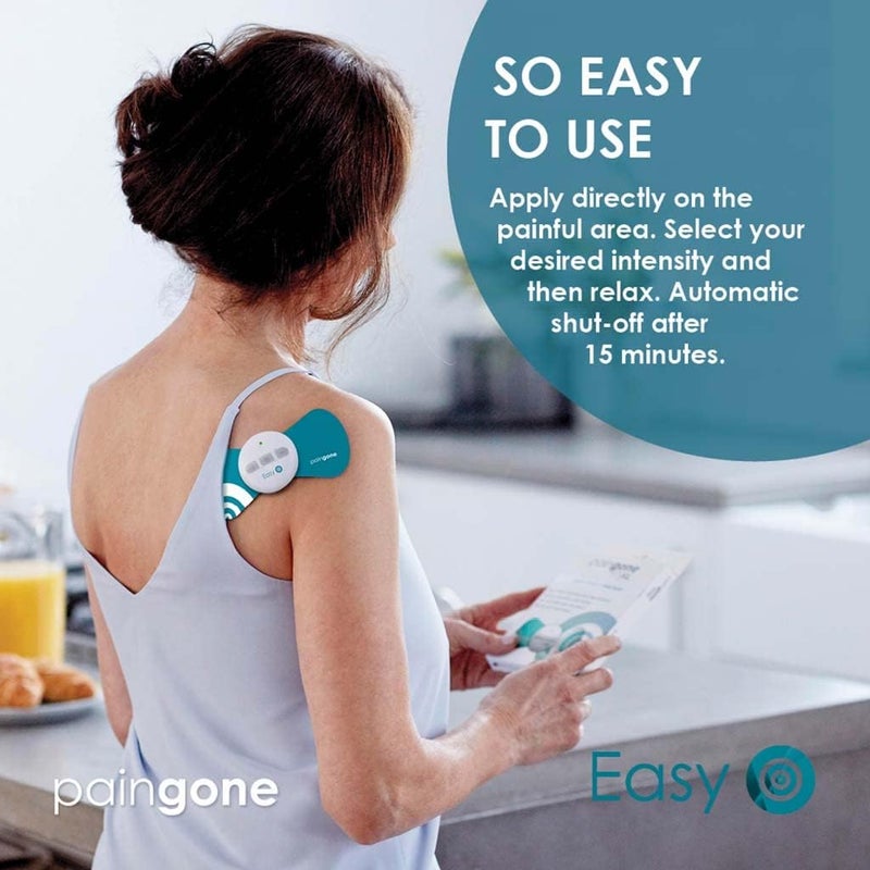 Paingone Easy Wearable Effective Pain Relief Wireless TENS Machine for Back Arms Legs and Shoulder Pain Portable TENS Machine for Pain Management DrugFree Treatment 2 Year Guarantee - Image 4