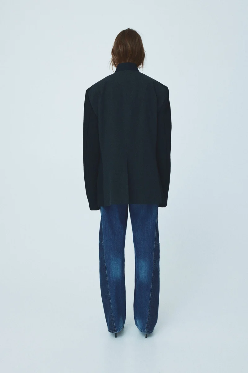 H&M Two-toned wide-leg jeans