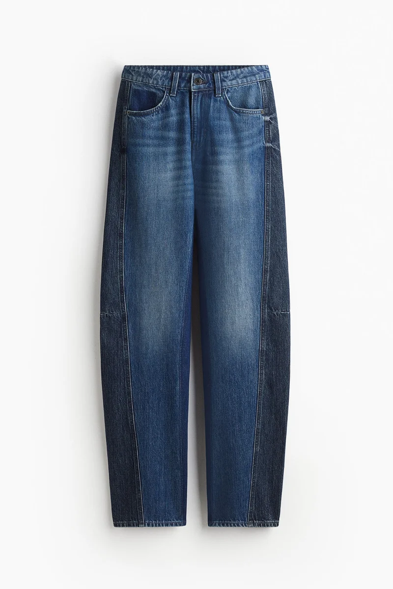 H&M Two-toned wide-leg jeans