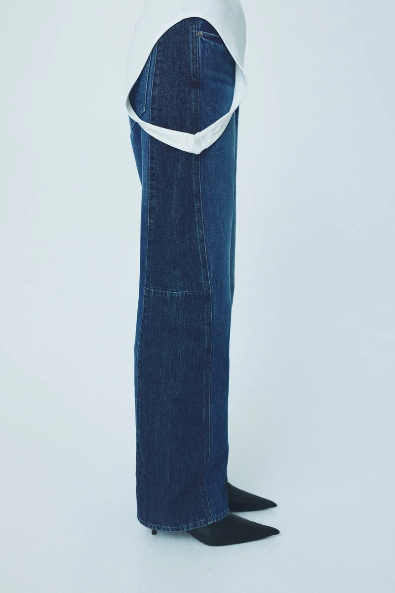 H&M Two-toned wide-leg jeans