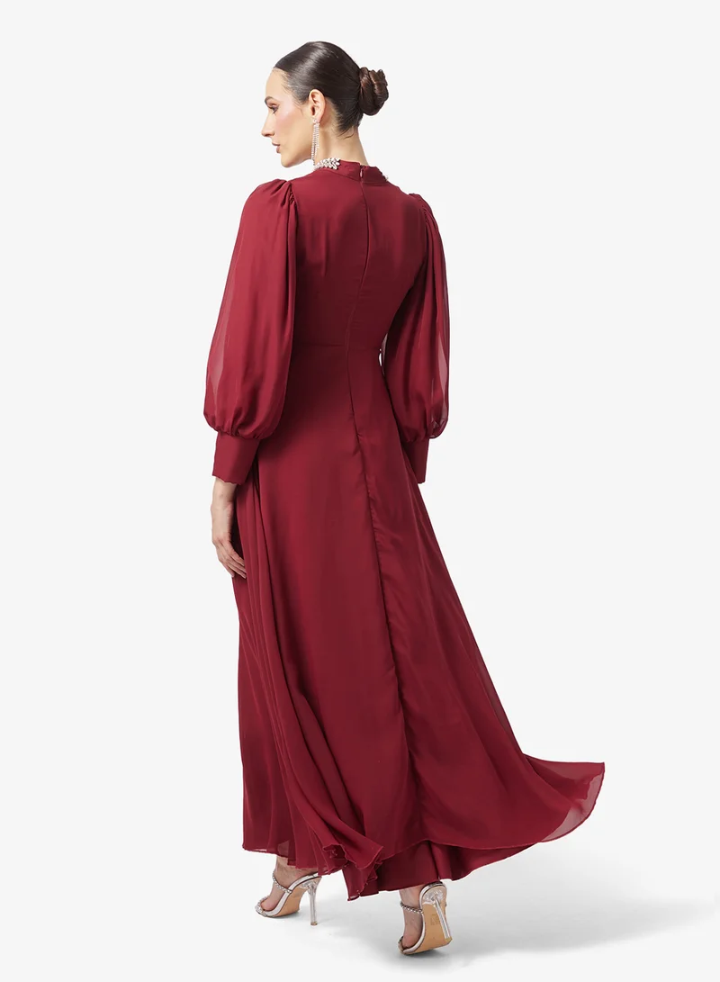 خزانة Ruched A-line Dress