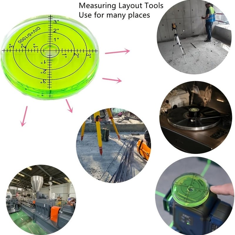 LSTOPGO Circular Level Bubble Measurement Layout Tool With Scale 1 Pack - Image 3