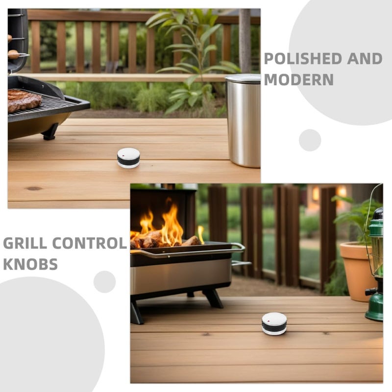 4PCS 58mm BBQ Gas Grill Control Knobs Plastic Rotating Stove Oven Switch - Image 4