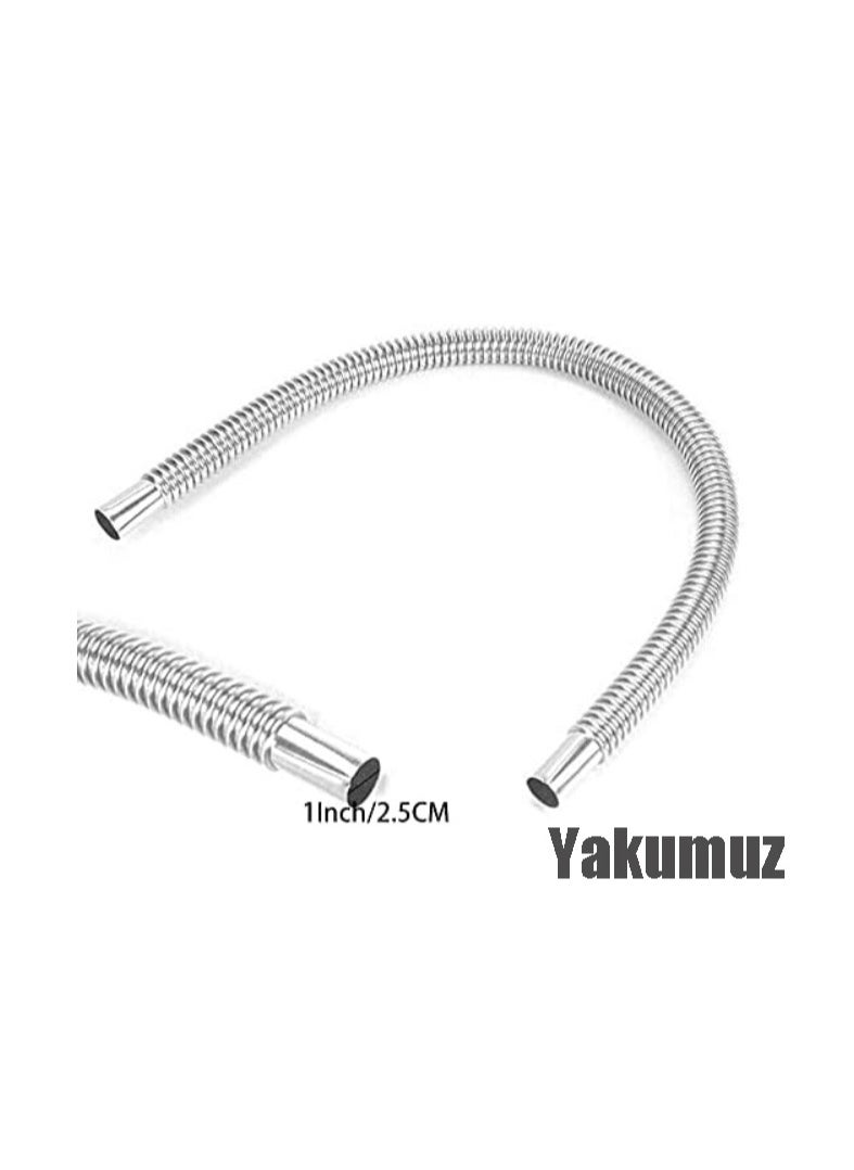 يا كومز 2.5CM / 1Inch الداخلية 60CM أنابيب العادم ، Yakumuz الفولاذ المقاوم للصدأ موقف سيارات سخان الهواء أنابيب العادم أنابيب العادم موقف سيارات سخان الهواء خزان الوقود ديزل غاز خرطوم التهوية  - Image 3