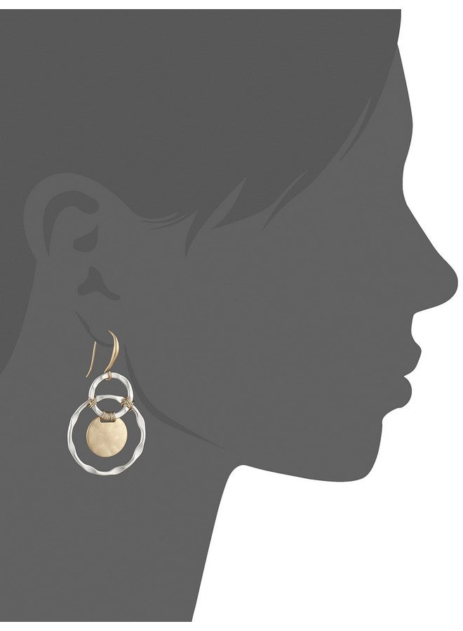 Robert Lee Morris Wire Wrapped Orbital Circle Drop Earrings - Image 2