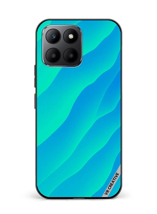 VR CREATIVE Protective Case Cover For Honor 70 Lite Blue Abstract2 Design Multicolour - Image 1