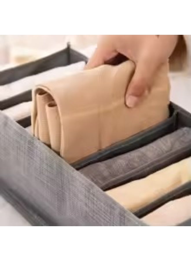 Foldable Clothes Storage Organizer Set – 3 Multi-Size Fabric Boxes for Closet, Wardrobe & Drawer Organization – different sizes Space-Saving Storage Solution for Clothing and Accessories - Image 2