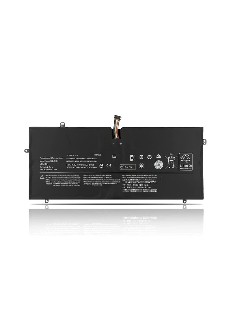 Terabyte L12M4P21 121500156 21CP5/57/128-2 L13S4P21 L13M4P0 Laptop Battery Replacement for Lenovo IdeaPad Yoga 2 Pro 13 Y50-70AS-ISE Y50-70AM-IF Y50-70AS-IS 12 15001 56 Series(7.4V 54Wh) - Image 1
