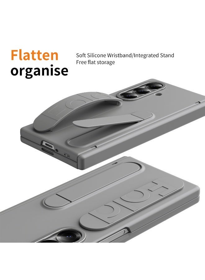 general Suitable for Samsung Z Fold 7 mobile phone case folding wristband pen slot hinge shell film integrated protective shell - Image 3