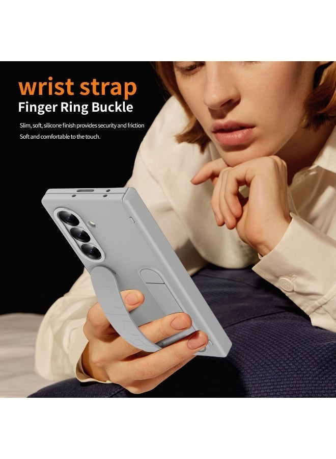 general Suitable for Samsung Z Fold 7 mobile phone case folding wristband pen slot hinge shell film integrated protective shell - Image 4