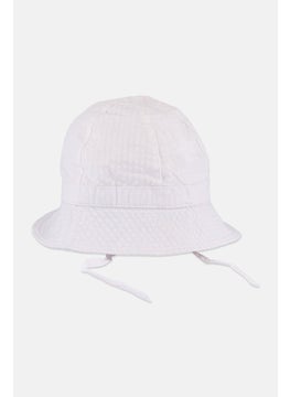 Sergent Major Toddlers Boy Embroidered Bucket Hat, White  - Image 2