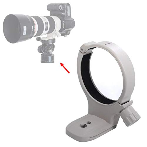 iShoot Metal Tripod Mount Ring , iShoot AII (W) Lens Collar Support for Canon EF 70-200mm f/4L USM EF 400mm f/5.6 L USM EF 80-200/2.8L - Image 1