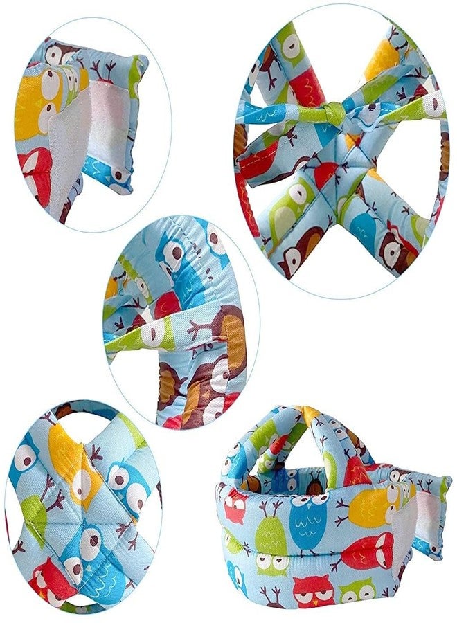 KITIKITTZ Kiti Kits Adjustable Baby Safety Helmet with Head Cushion Bumper Bonnet - Multi Printed Cap for Protection During Running, Walking, and Crawling - Infant Toddler Helmet for Child Safety - Image 4
