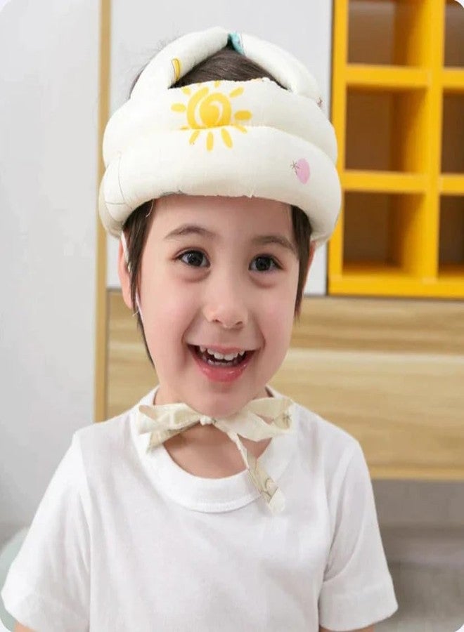 KITIKITTZ Kiti Kits Adjustable Baby Safety Helmet with Head Cushion Bumper Bonnet - Multi Printed Cap for Protection During Running, Walking, and Crawling - Infant Toddler Helmet for Child Safety - Image 2