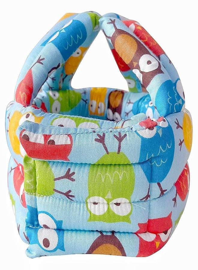 KITIKITTZ Kiti Kits Adjustable Baby Safety Helmet with Head Cushion Bumper Bonnet - Multi Printed Cap for Protection During Running, Walking, and Crawling - Infant Toddler Helmet for Child Safety - Image 5