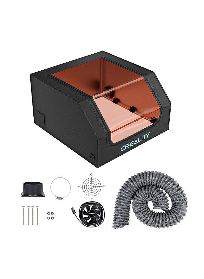 Creality 3D Protective Cover Laser Engraver Enclosure with Vent Eye Protection Fireproof Dustproof Noise Reduction Laser Cutting Enclosure Easy Installation  - Image 3