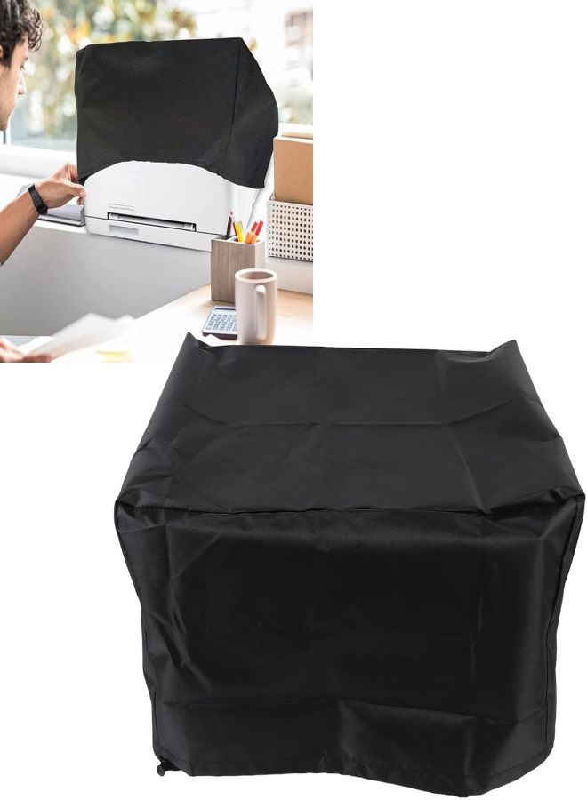 Printer Dust Cover Case Water Proof Protective Resistant Scratch Proof Foldable, Universal Case Protector for Printers, Designed Specifically for Large Office Printers,Black 50*40*30cm - Image 2