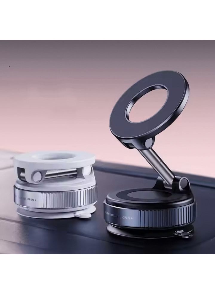 Generic - Strong Magnets Dashboard Stable Adsorption Car Mount Vacuum Suction Cup Magnetic Phone Holder for iphone 16E 15 Pro Max - Image 1